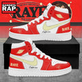 RAYE This Tour May Contain New Music Tour 2026 Custom Red Air Jordan 1 Shoes , Music Air Jordan 1 Shoes