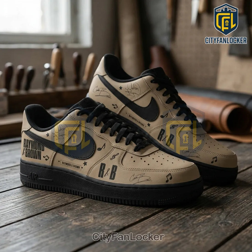 Raymond & Brown R&B Tour Chris Brown Usher Air Force 1 Sneakers