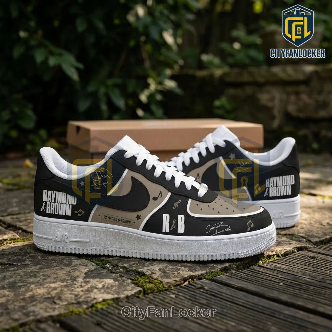 Raymond & Brown R&B Tour Limited Edition Air Force 1 Sneakers