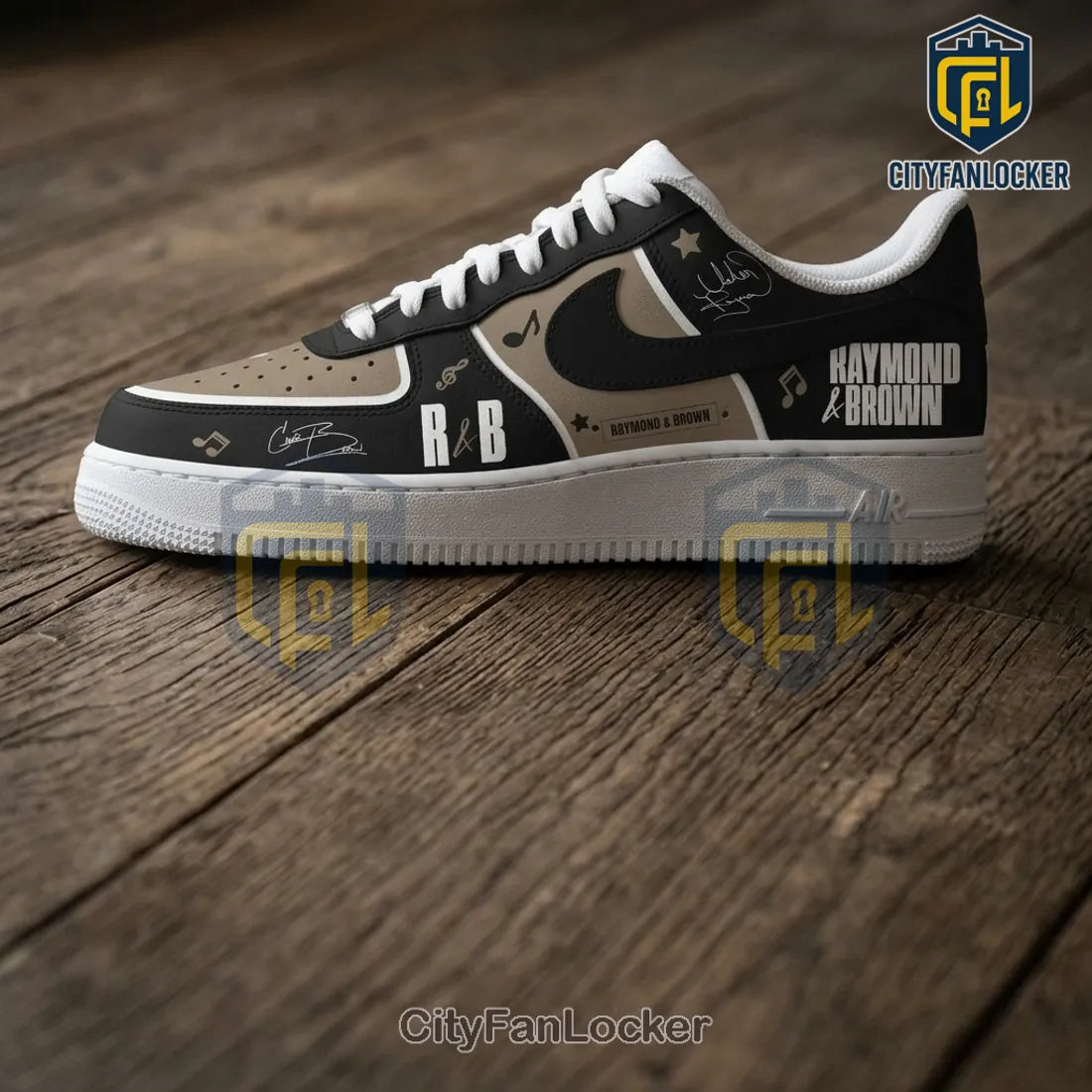 Raymond & Brown R&B Tour Limited Edition Air Force 1 Sneakers