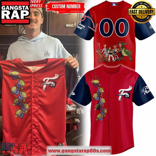 Reading Fightin Phils X Toy Story Limited Edition Custom Number Baseball Jersey Shirt