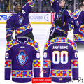Reading Royals Autism Acceptance 2026 Hockey Jersey