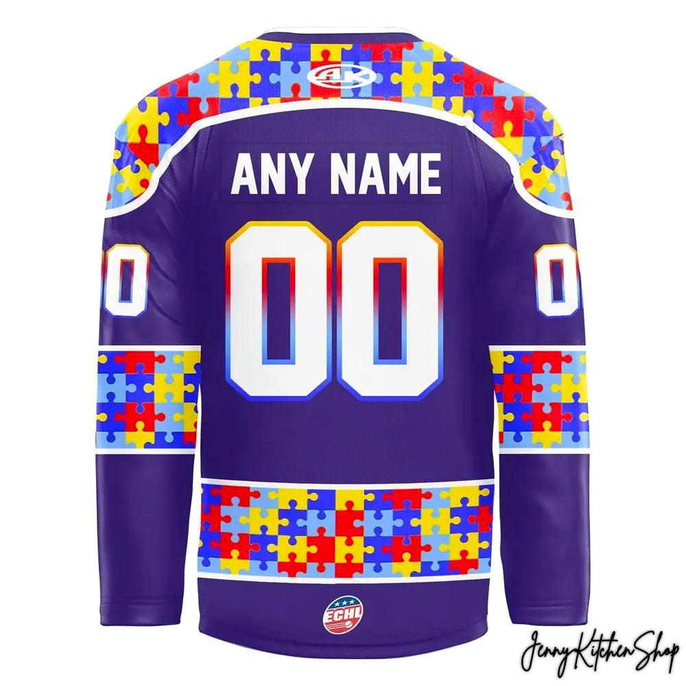 Reading Royals Autism Acceptance 2026 Hockey Jersey