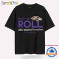 Ready To Roll Baltimore Ravens Afc North Champions T Shirt