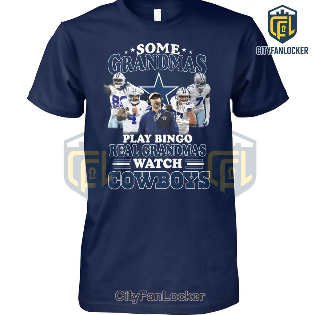 Real Grandmas Watch Cowboys Shirt