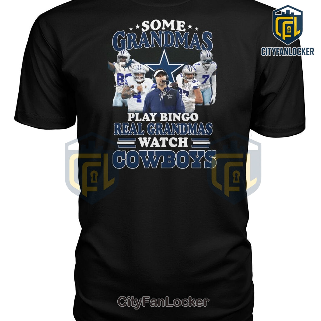 Real Grandmas Watch Cowboys Shirt