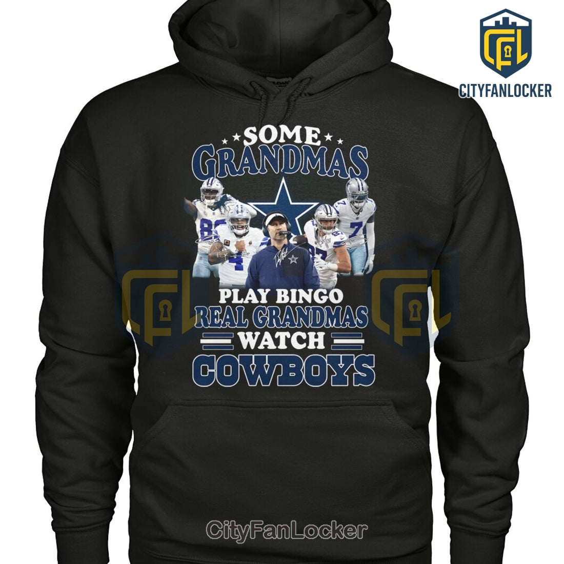 Real Grandmas Watch Cowboys Shirt