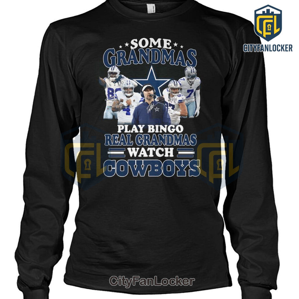 Real Grandmas Watch Cowboys Shirt