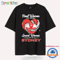 Real Women Love Football Smart Women Love The Sydney Swans Diamond Heart T Shirt