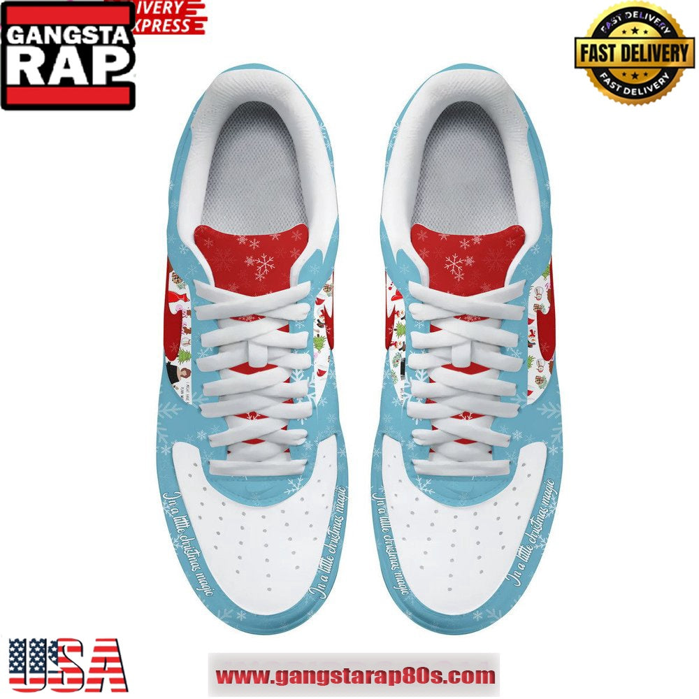 Reba McEntire Merry Christmas Limited Edition Air Force 1 Running Sneakers