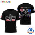 Red White And Las Vegas Raiders 2025 Football 4th Of July 3D Shirt