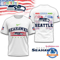 Red White And Seattle Seahawks 4th Of July Independence Day All Over Print Shirt