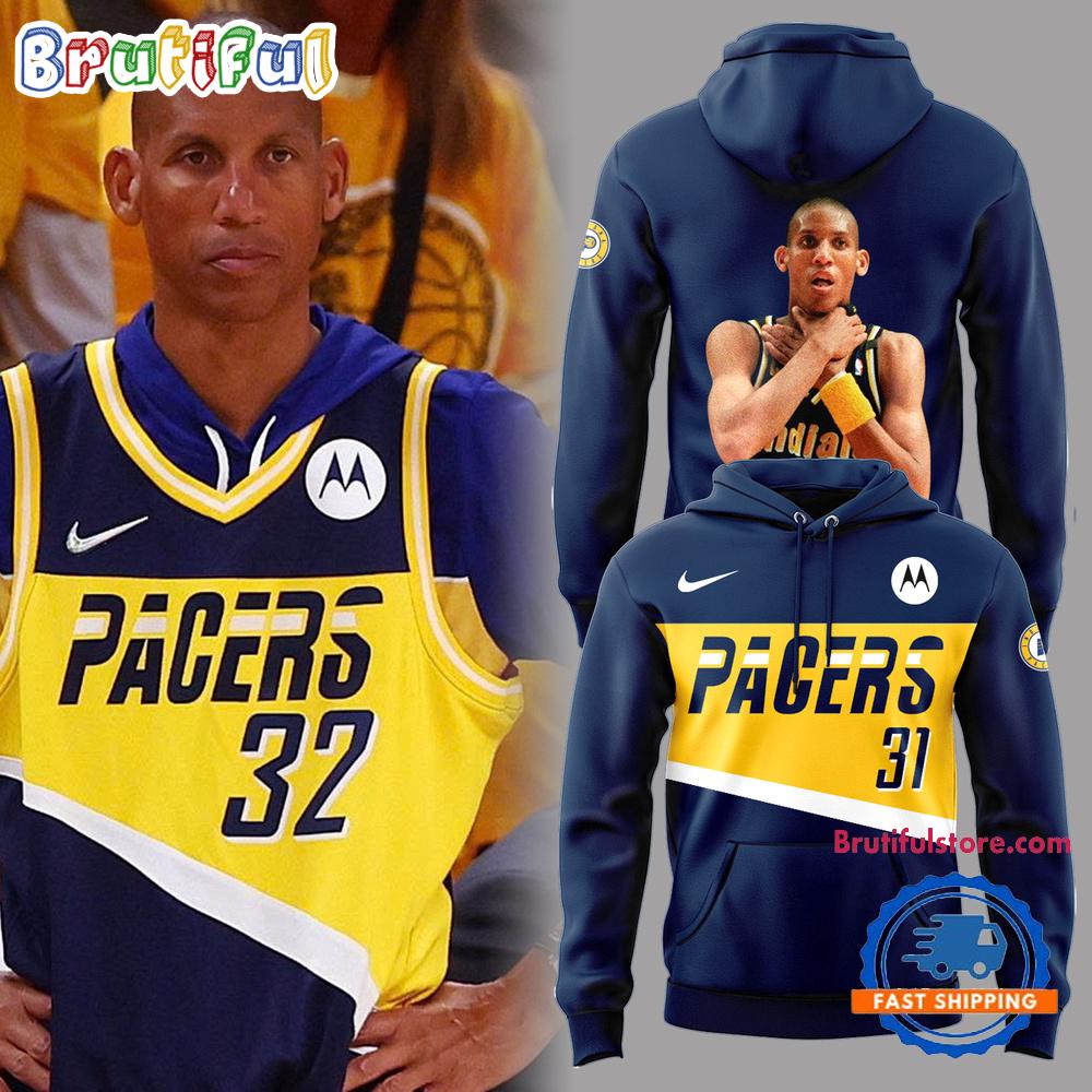 Reggie Miller Indiana Pacers Leggend 2025 Limited Edition Hoodie T-Shirt