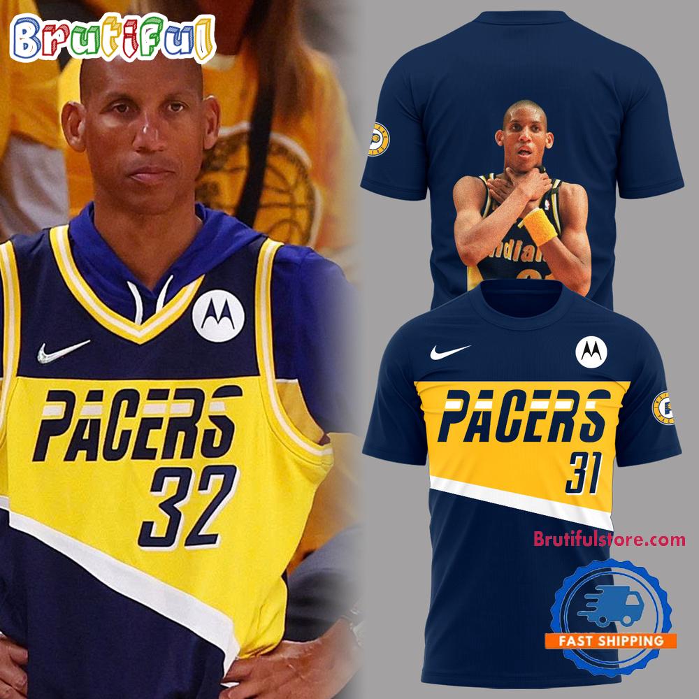 Reggie Miller Indiana Pacers Leggend 2025 Limited Edition Hoodie T-Shirt