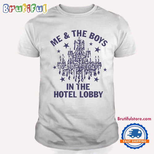 Remi Wolf Me Vs The Boys Hotel Lobby Ringer T Shirt