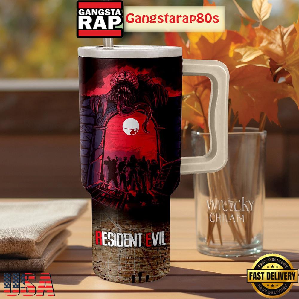 Resident Evil Saga Fan Tumbler Cup 40oz