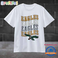 Retro Eagles Echo Philadelphia Football Logo T Shirt