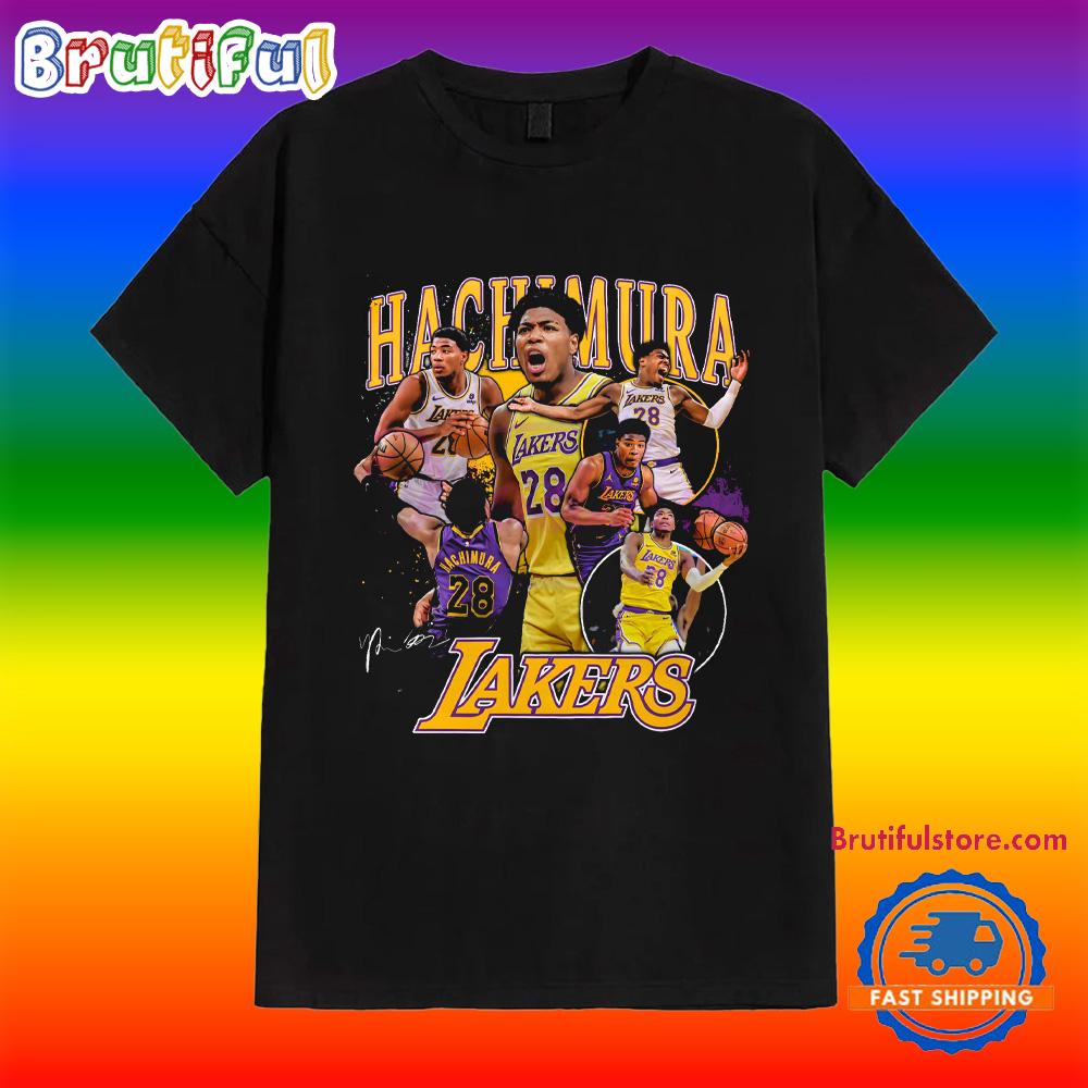 Retro Rui Hachimura Lakers Vintage Vibes T Shirt