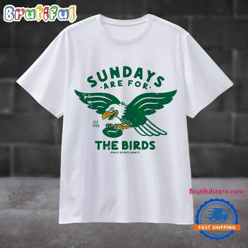 Retro Vintage Sundays Are For The Birds Est 1933 T Shirt