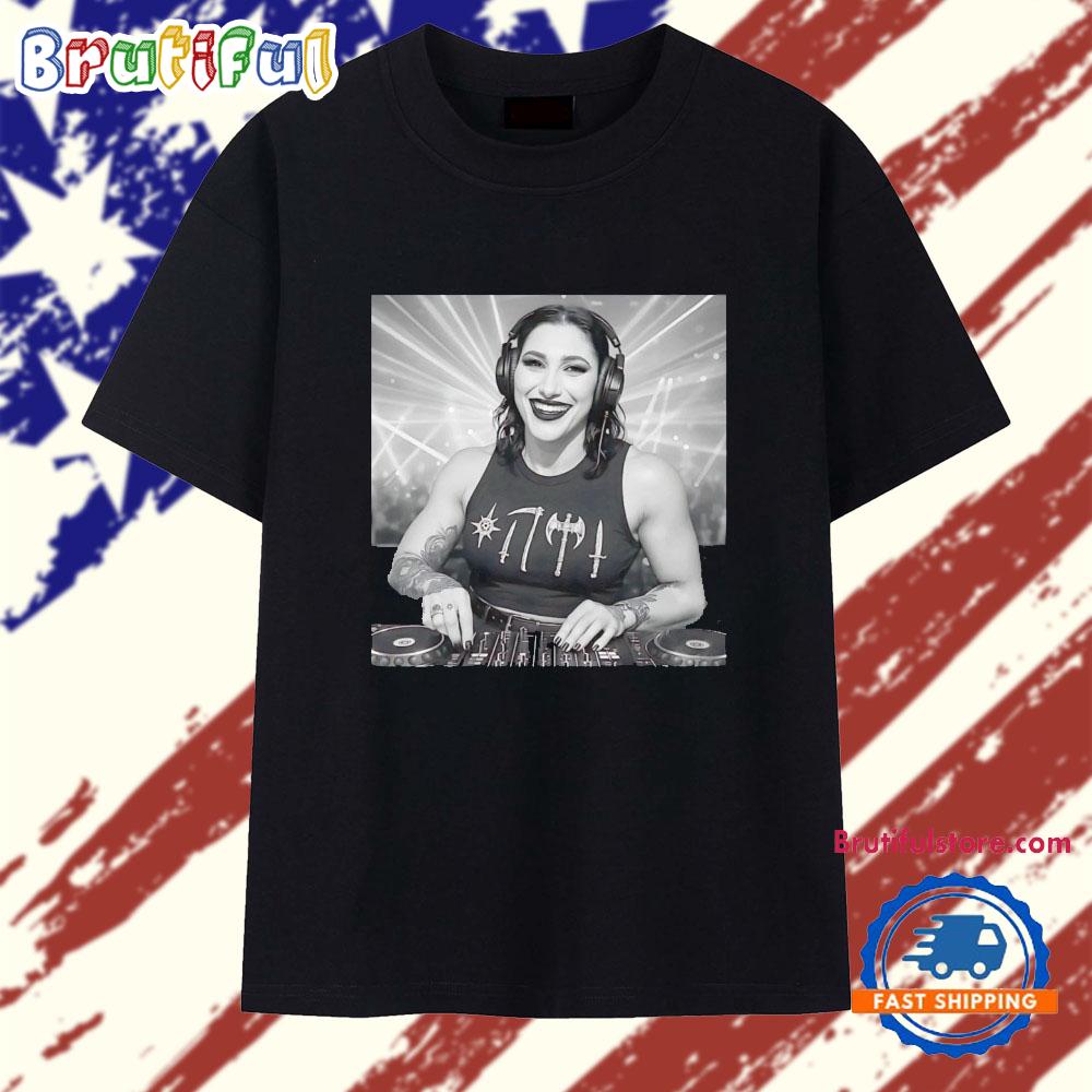 Rhea Ripley DJ WWE Photo T Shirt