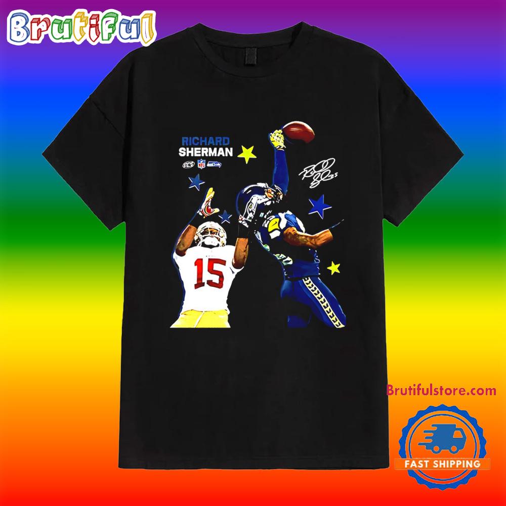 Richard Sherman Seattle Seahawks Signature T Shirt