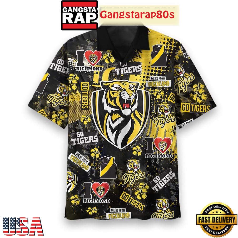 Richmond Football Go Tigers Aloha Hawaiian Shirt