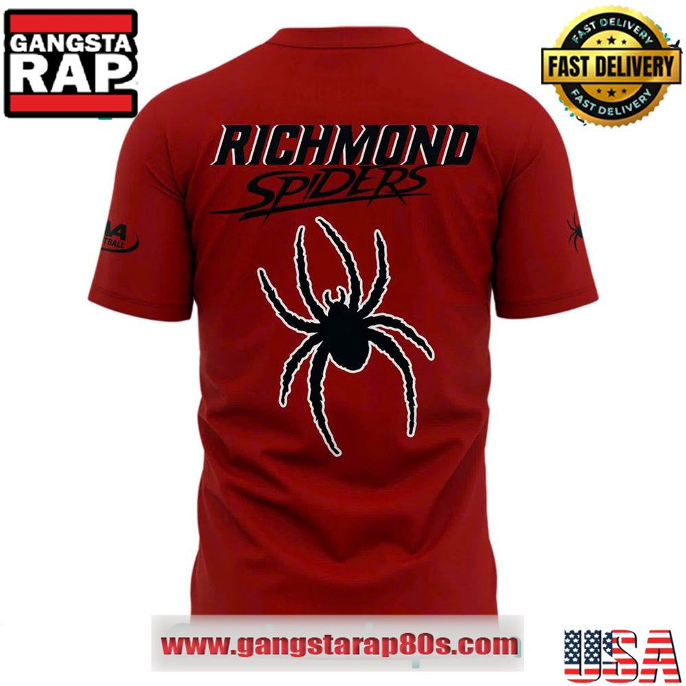 Richmond Spiders Special Edition New Uniform Wordmark Helmet Logo T Shirt