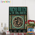 Richy Mitch &The Coal Miners The October Moon Tour 24 Poster Canvas Art