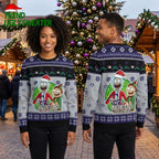 Rick And Morty Colorado Rockies Santa Hat Characters Ugly Christmas Sweater