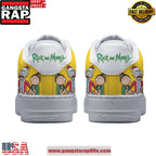 Rick And Morty Merry Christmas Limited Edition Air Force 1 Running Sneakers Shoes