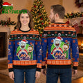 Rick And Morty New York Mets Santa Navy Blue Ugly Christmas Sweater
