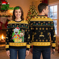 Rick And Morty Pittsburgh Pirates Santa Hat Ugly Christmas Sweater