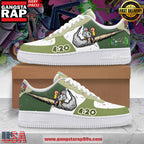 Rick and Morty Trippin 420 Limited Edition Air Force 1 Running Sneakers Shoes
