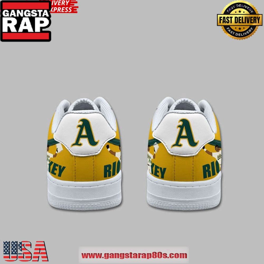 Rickey Henderson Limited Edition Air Force 1 Shoes Running Sneakers