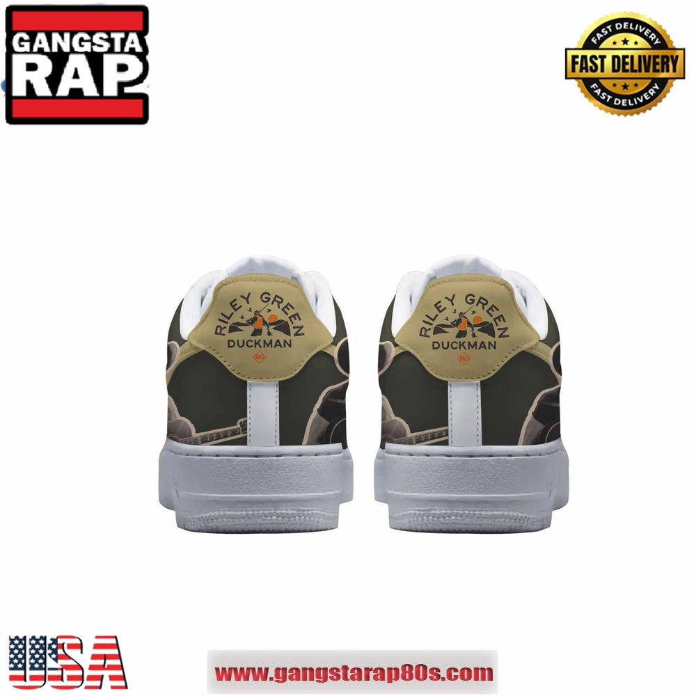 Riley Green Damn Country Music Tour Air Force 1 Running Sneakers Shoes