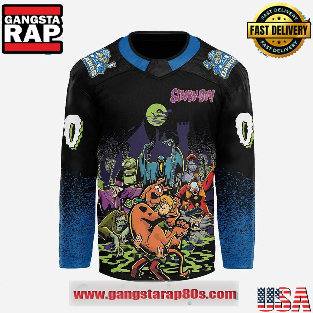 Roanoke Rail Yard Dawgs x Scooby-Doo Night 2025 Custom Hockey Jersey