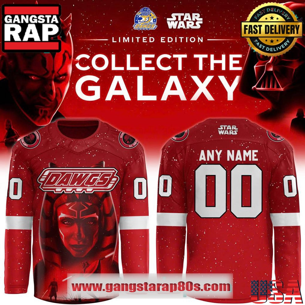 Roanoke Rail Yard Dawgs x Star Wars Special Edition Custom Hockey Jersey