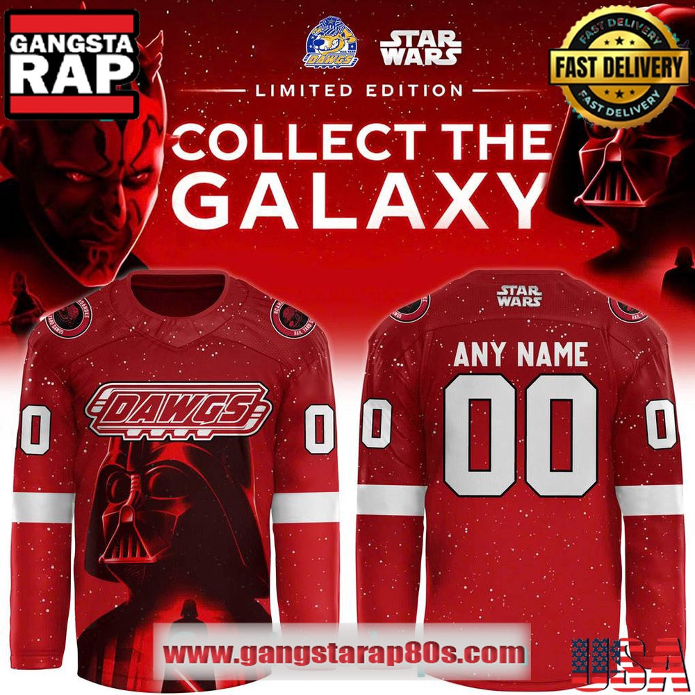 Roanoke Rail Yard Dawgs x Star Wars Special Edition Custom Hockey Jersey