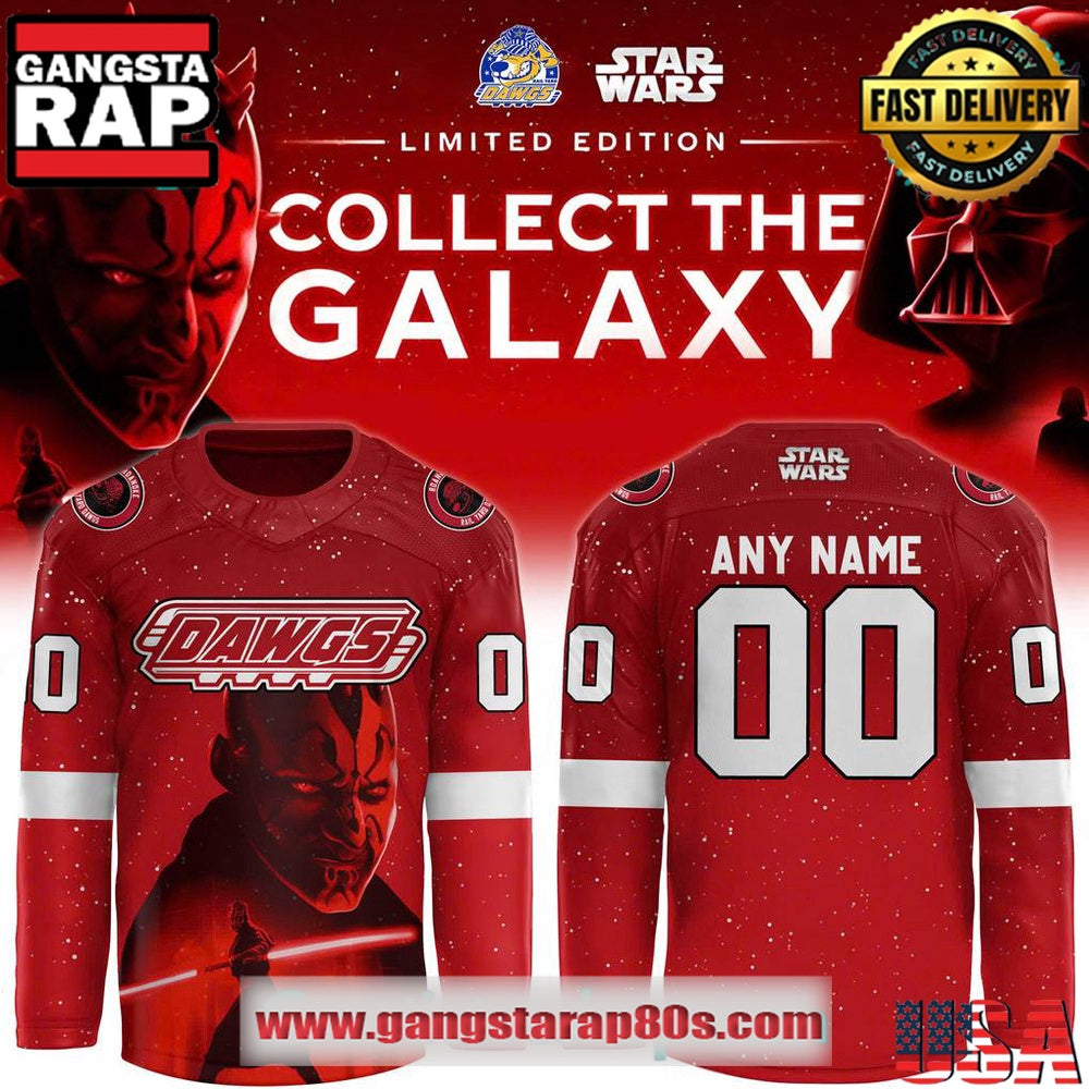 Roanoke Rail Yard Dawgs x Star Wars Special Edition Custom Hockey Jersey