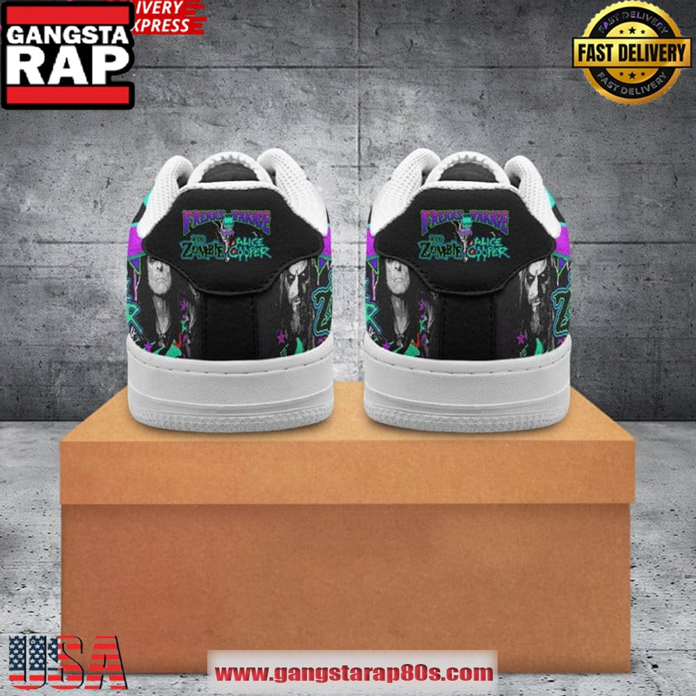 Rob Zombie and Alice Cooper Limited Edition Air Force 1 Sneakers Shoes