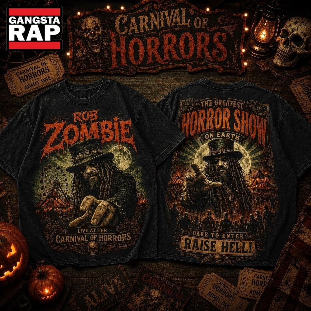 Rob Zombie Dare to Enter Raise Hell 3D Shirt , Music Trending 3D Shirt