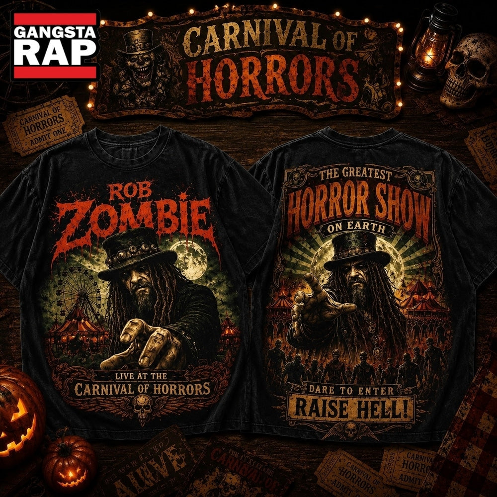 Rob Zombie Dare to Enter Raise Hell 3D Shirt Hoodie T-Shirt