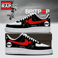 Robbie Williams BRITPOP World Tour 2026 Black Air Force 1 Shoes Sneakers , Music Trending Shoes