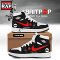 Robbie Williams BRITPOP World Tour 2026 Black Air Jordan 1 Hightop Shoes