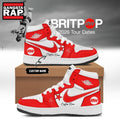 Robbie Williams BRITPOP World Tour 2026 Red Air Jordan 1 Hightop Shoes