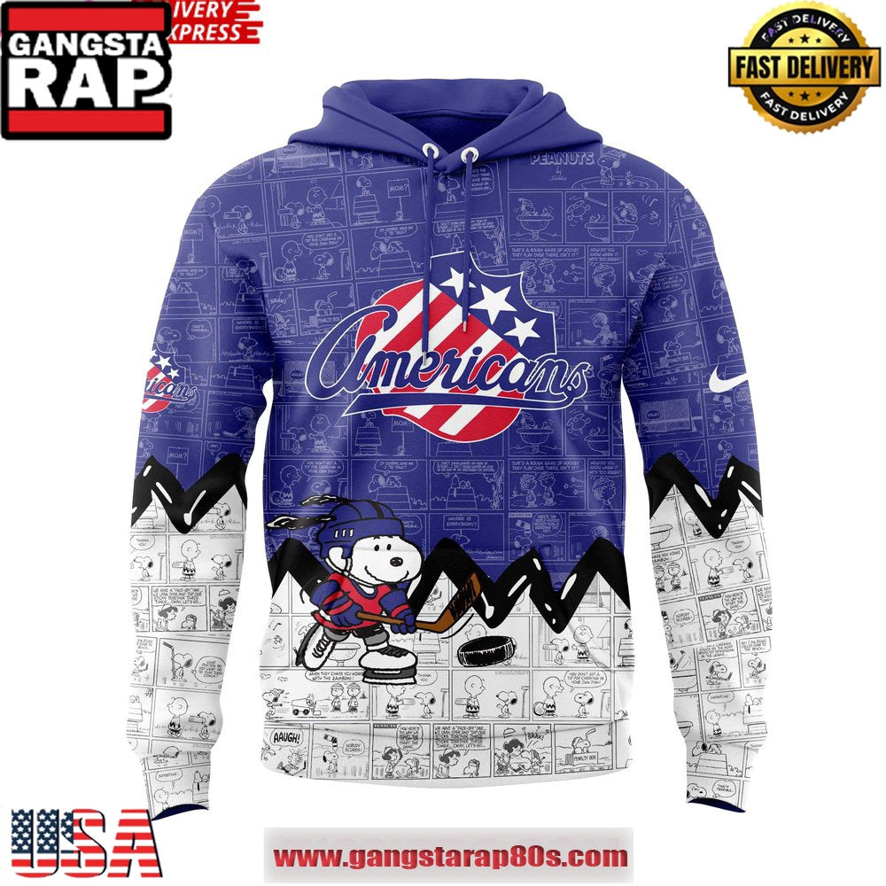 Rochester Americans 75th Anniversary of Peanuts Hoodie