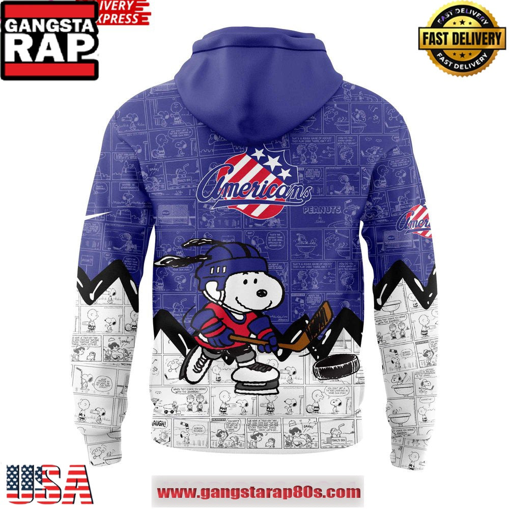 Rochester Americans 75th Anniversary of Peanuts Hoodie