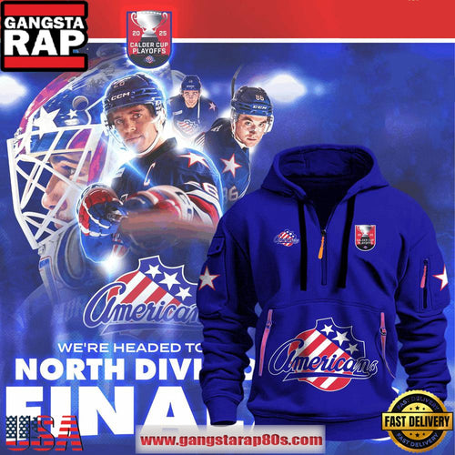 Rochester Americans North Division Finals Quarter Unisex Zip Hoodie