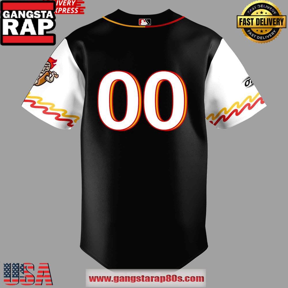 Rochester Red Wings White Hots August 20 Custom Number Baseball Jersey Shirt