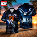 Rock Band Rush 2112 Art Hawaiian Shirt , Music Hawaiian Shirt